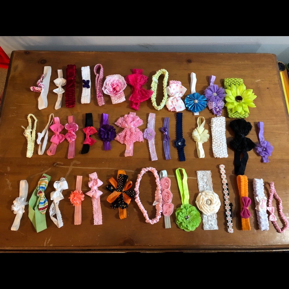 40 headbands for babies